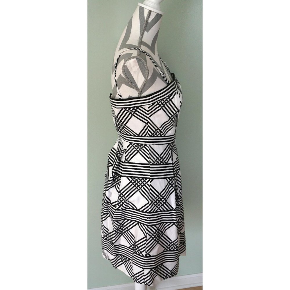 WHITE HOUSE BLACK MARKET Striped Midi Dress - Picture 2 of 5